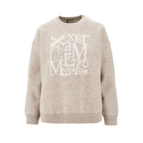  's Max Mara Graphic Sweater - Neutrals 