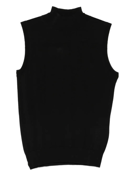  's Max Mara High-neck Sleeveless Top - Black 