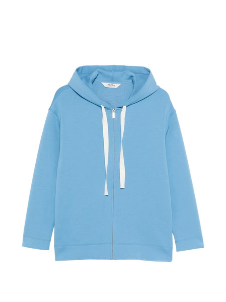  's Max Mara Hooded Zip-up Sweatshirt - Blue 