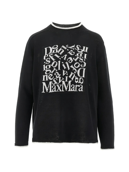  's Max Mara Logo-intarsia Jumper - Black 