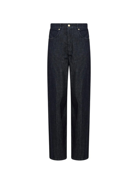  's Max Mara Logo-patch Five-pocket Jeans - Blue 