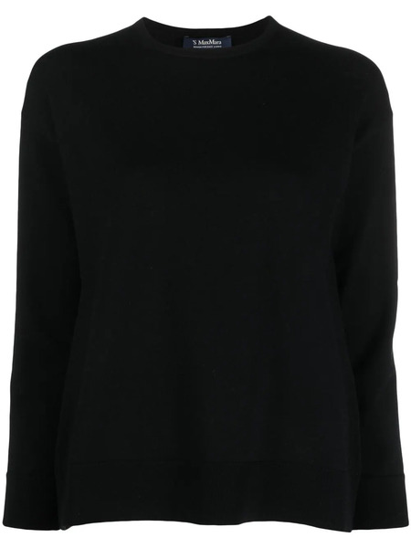  's Max Mara Long-sleeve Knitted Jumper - Black 