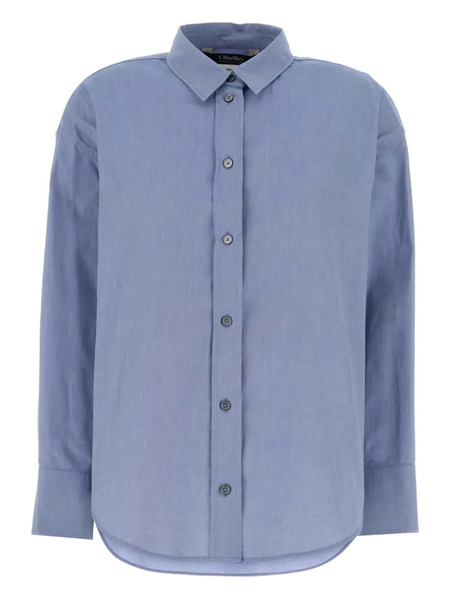  's Max Mara Long-sleeve Shirt - Blue 