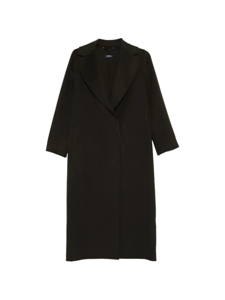  's Max Mara Notched Lapel Coat - Brown 