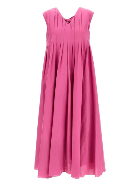  's Max Mara Pleated Midi Dress - Pink 