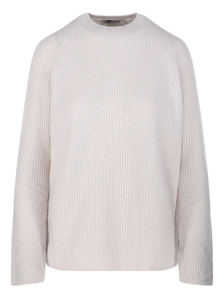  's Max Mara Ribbed-knit Raglan-sleeve Sweater - White 