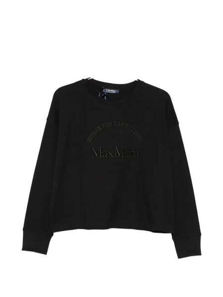  's Max Mara Rugiada Logo Sweatshirt - Black 