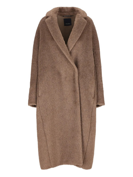  's Max Mara Shawl-lapel Coat - Brown 