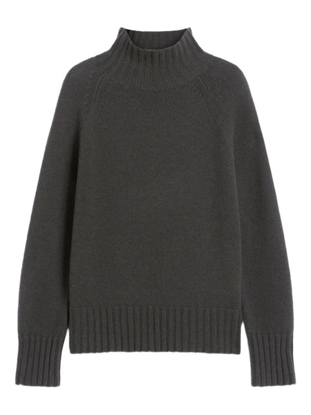 's Max Mara Turtleneck Ribbed Sweater - Green 