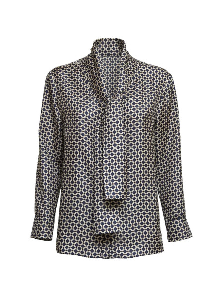  's Max Mara Vittoria Geometric-print Shirt - Blue 
