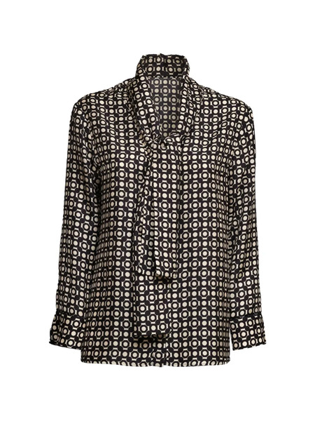  's Max Mara Vittoria Geometric-print Shirt - White 