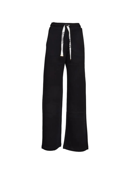  's Max Mara Wide-leg Drawstring Trousers - Black 