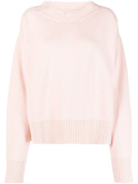  Sa Su Phi Cut-out Detail Cashmere Jumper - Pink 