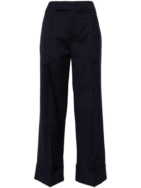  Sa Su Phi High-rise Wool Trousers - Blue 