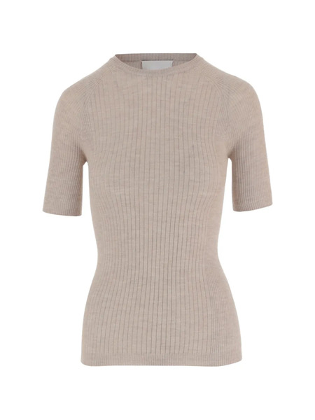 Sa Su Phi Short-sleeved Ribbed T-shirt - Neutrals 