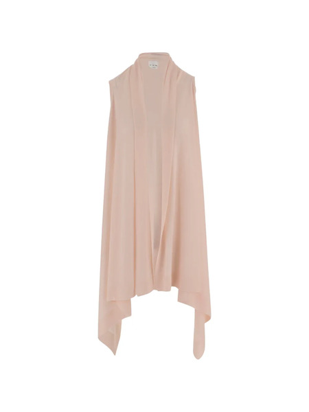  Sa Su Phi Sleeveless Open Vest - Pink 