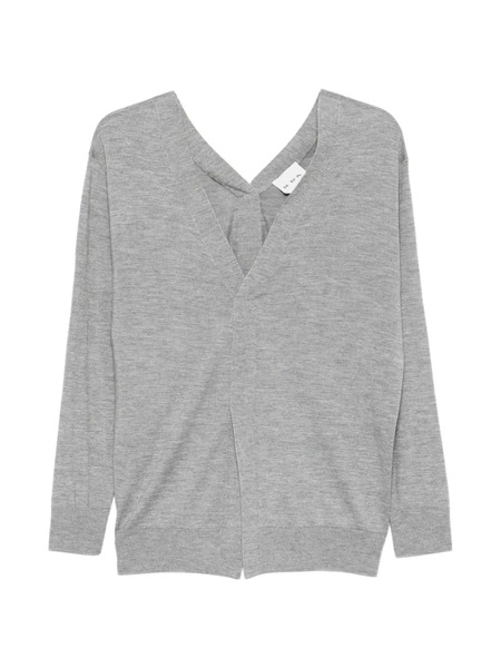  Sa Su Phi V-neck Cashmere Sweater - Grey 
