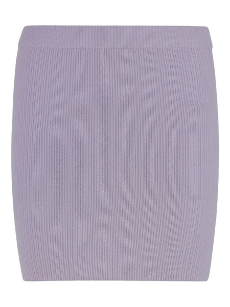  Sablyn Knitted Mini Skirt - Purple 