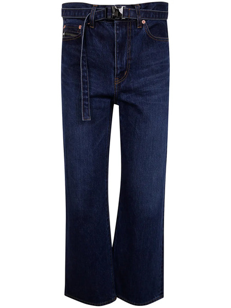  Sacai Belted Jeans - Blue 