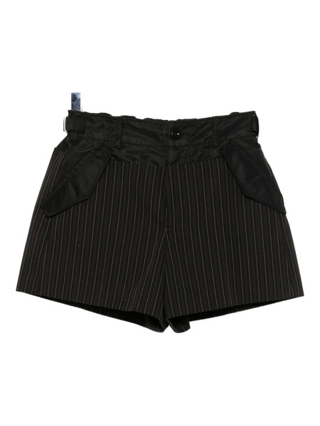  Sacai Belted Shorts - Black 