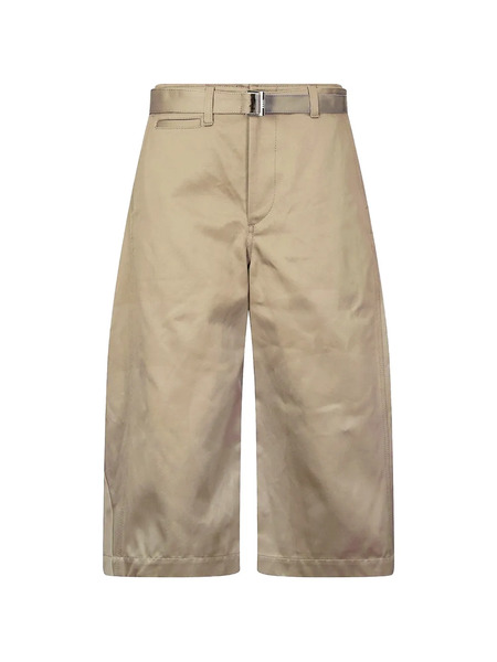 Sacai Belted Trousers - Neutrals 