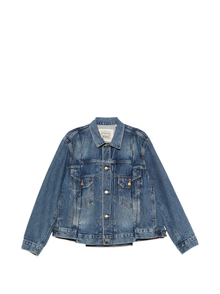  Sacai Buttoned Denim Jacket - Blue 