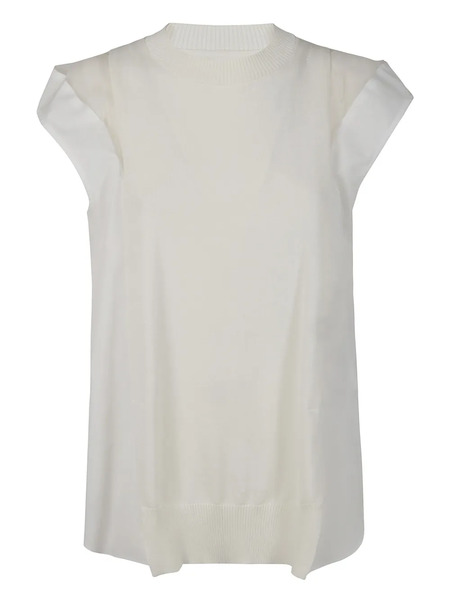  Sacai Cotton Top - White 
