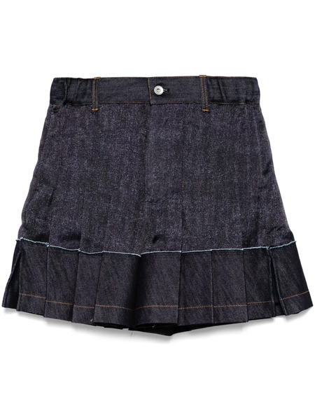  Sacai Denim Mix Skorts - Blue 