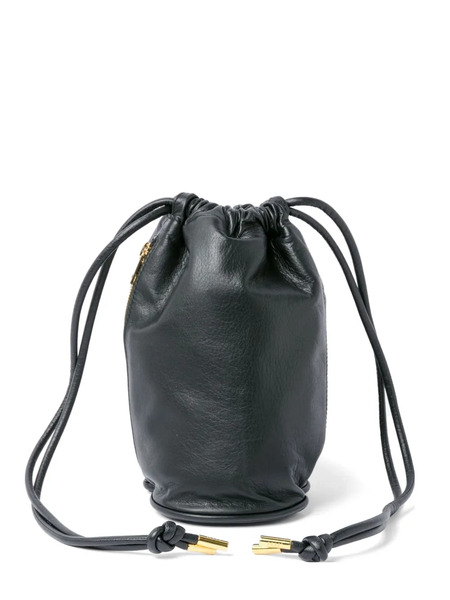  Sacai Drawstring Zip Bucket Bag - Black 