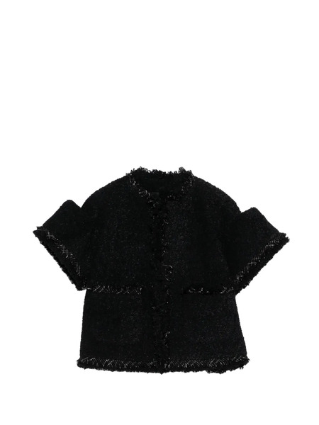  Sacai Fringed Jacket - Black 