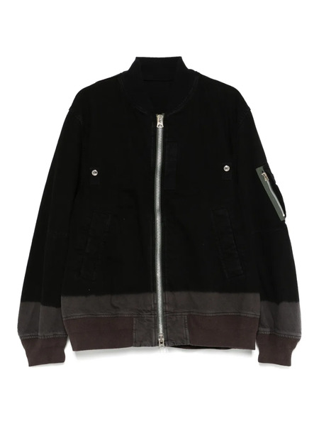  Sacai Garment-dyed Jacket - Black 
