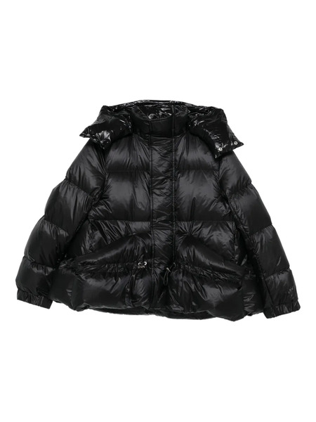  Sacai Hooded Quilted Jacket - Black 