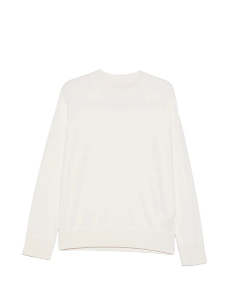  Sacai Long-sleeve Crew-neck Sweater - Neutrals 