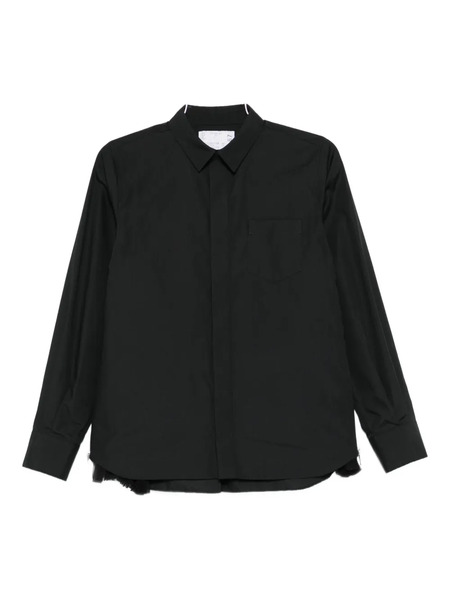  Sacai Long Sleeve Shirt - Black 