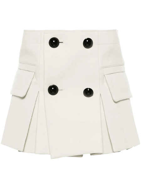  Sacai Pleated Shorts - Grey 