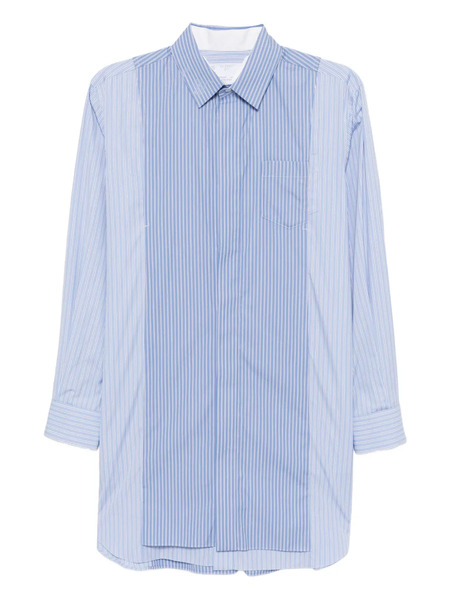  Sacai Poplin Dress - Blue 