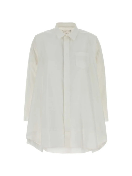  Sacai Poplin Shirt - White 