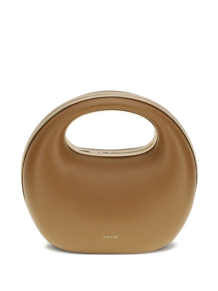  Sacai Round Clutch Bag - Brown 