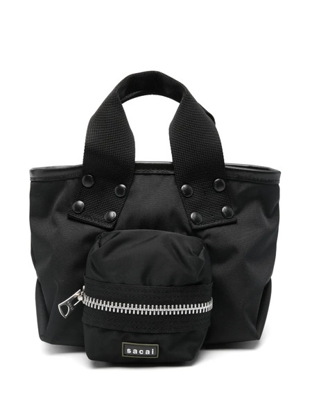  Sacai Shopper Pocket Tote - Black 
