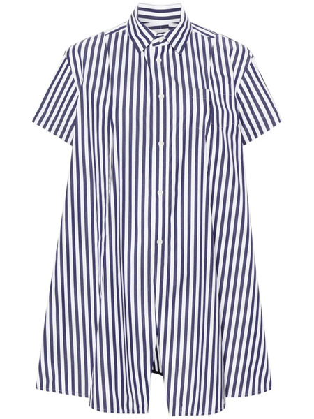  Sacai Striped Shirt - White 