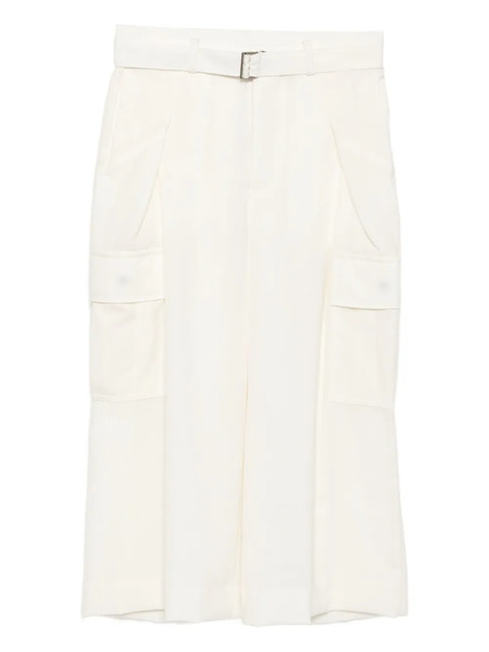  Sacai Tailored Trousers - White 
