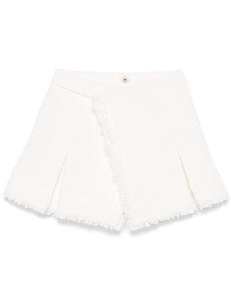  Sacai Tweed Skort - White 