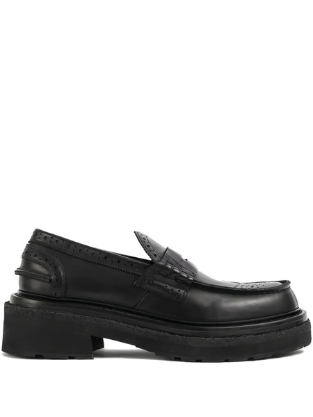  Sacai Wingtip Loafers - Black 