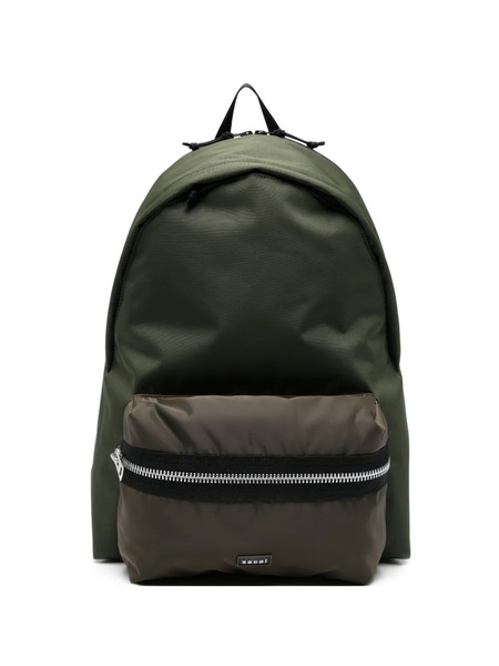  Sacai Zip Backpack - Green 