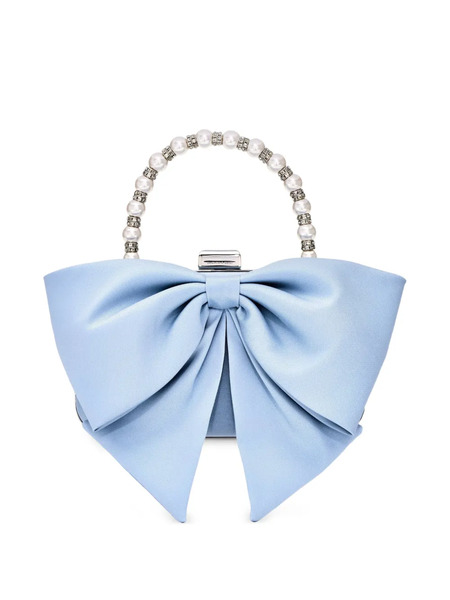  Sachin & Babi Bow-pearl Clutch Bag - Blue 