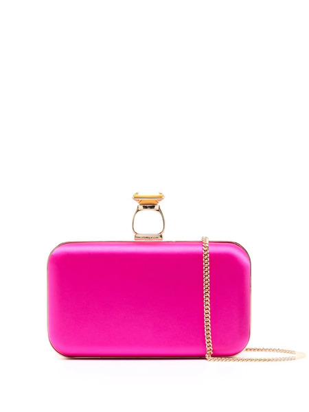  Sachin & Babi On The Rocks Satin Clutch Bag - Pink 