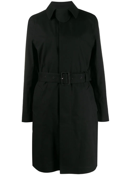  Saint Laurent Belted Car Coat - Black 