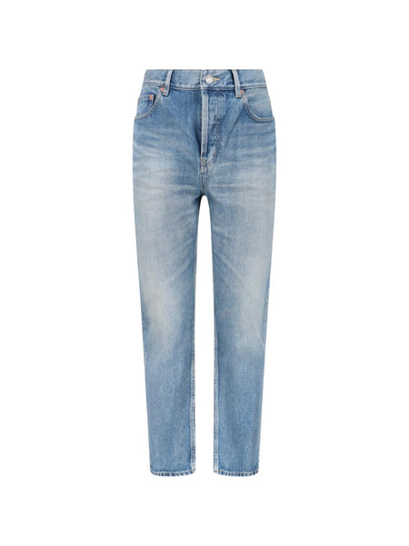  Saint Laurent Button Slim Jeans - Blue 