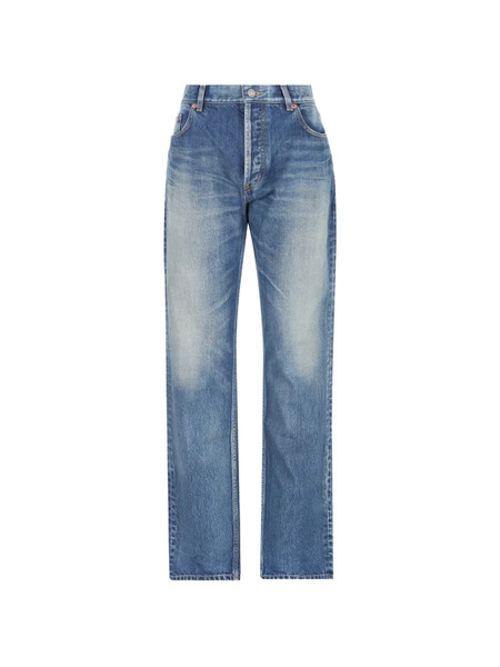  Saint Laurent Buttoned Jeans - Blue 