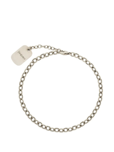  Saint Laurent Cable-link Bracelet - Silver 